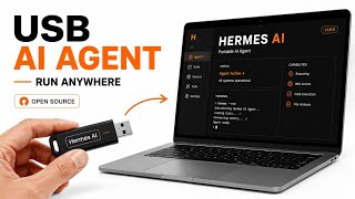 I Built a USB AI Agent That Runs Anywhere | Hermes AI