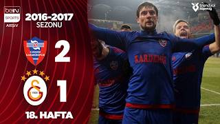 Karabükspor (2 - 1) Galatasaray Maç Özeti̇ 18. Hafta - 2016/2017