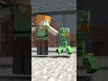Creeper-Girl Funny Fail | Minecraft Animation #shorts