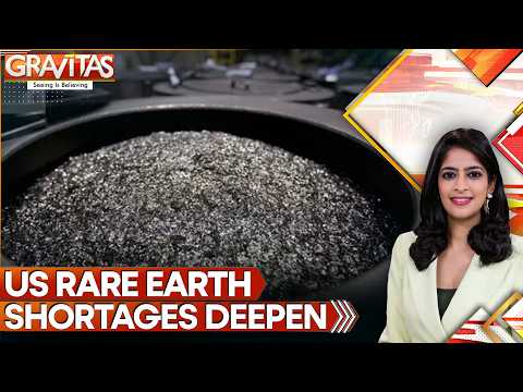 China's Rare Earth Exports to US Still Low | China Curbs Squeeze US Tech Supply | Gravitas