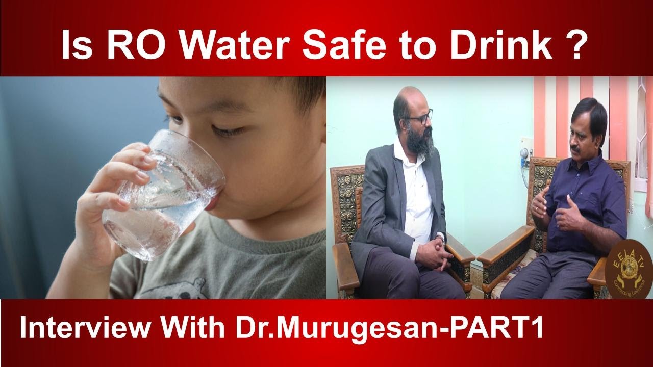 Is RO Water Safe to Drink? WATER ANALYSISInterview With Dr.Murugesan