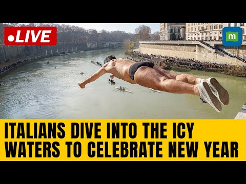 Live: Italians dive into the icy waters of the Tiber River to celebrate the arrival of 2025 | N18G Episode cover