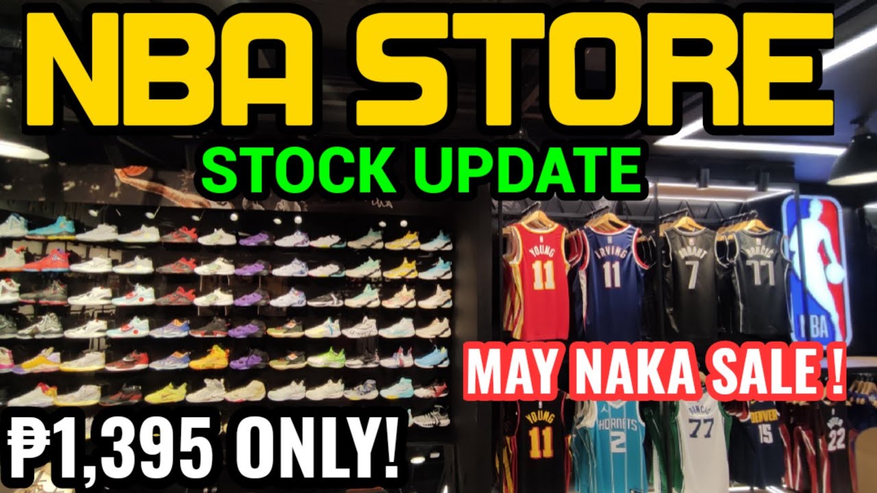 NBA STORE STOCK UPDATE MGA BAGONG BASKETBALL SHOES AT JERSEY // MAY ...