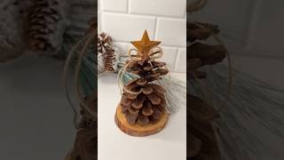 Make A Rustic Pinecone Christmas Tree With Me! #christmas #christmasdecor       #diycrafts