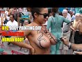 NYC BODY PAINTING DAY- CELEBRATING HUMAN BODY #AndyGolub