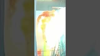 Arc test at KEMA lab.  Slow motion, real time and after the blast.  1701JFY DuPont Nomex ArcLite Air
