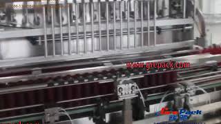 Automatic double line syrup filling line with high speed