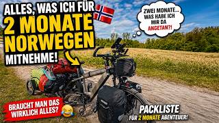 260 KG zum Nordkap?! 😳 Meine EXTREME Packliste für 2 Monate Norwegen