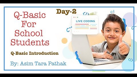 Day-2 | QBASIC  Introduction | Qbasic Very Basic Course for School Level Student. | IT ducationNepal