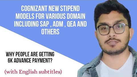 All stipend  model  in cognizant including FSE ,ADM,SAP , CIS AWS and so on | 6k appreciation  amoun