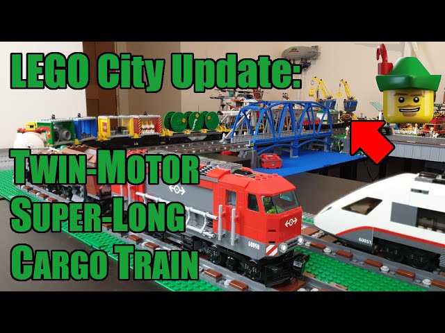 Sammenhængende Krønike Træde tilbage LEGO City Update - Twin-Motor Super-Long Cargo Train 60098 🚆🏹 - YouTube