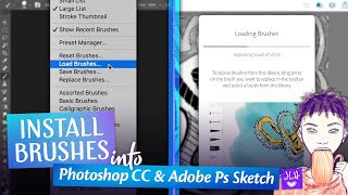 Installing Brushes into Photoshop CC, Importing into Adobe Sketch App screenshot 4