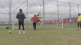 Yeni̇ Çorumspor Ant. Di̇nami̇k Ve Topla Kaleci̇ Isinmasi Onurcan -Onur-Reşat