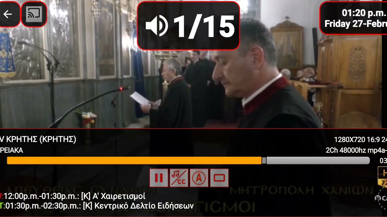 ΜΗΤΡΟΠΟΛΗ ΧΑΝΊΩΝ    Α'  ΧΑΙΡΕΤΙΣΜΟΊ 