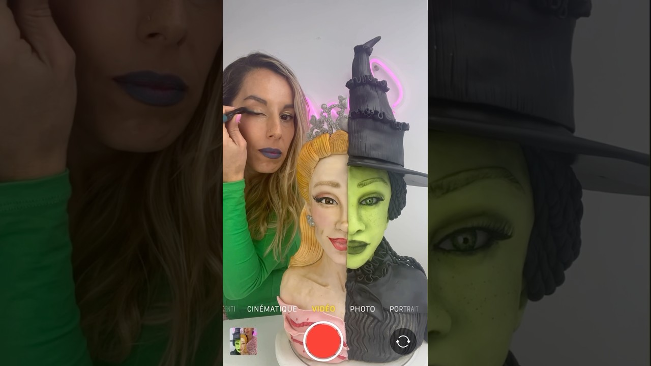 Behind the scène..I think I need a professional Make up 😝🍰 