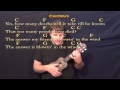 Blowin' In The Wind - Ukulele Cover Lesson in C with Chords/Lyrics