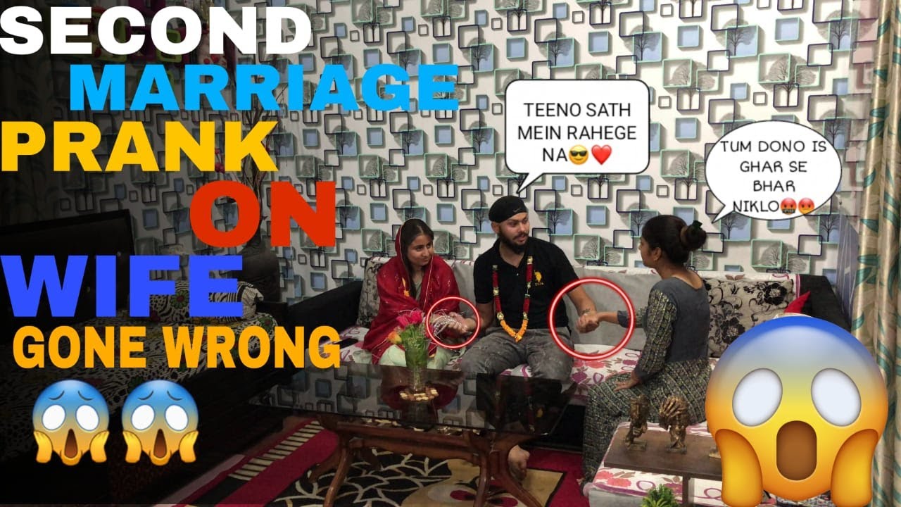 SECOND MARRIAGE PRANK ON WIFE || PRANK GONE WRONG || PRANK IN INDIA 2022 || @Rp vlogs and pranks