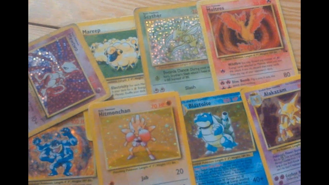 My Original Pokemon Card Collection YouTube