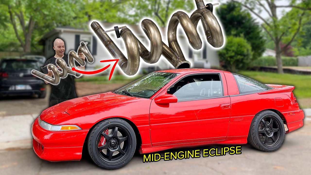 Fabricating The Wildest Exhaust For The Mid-Engine Eclipse... But Does It Sound Good?