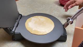 Making Tortilla With Chef Pro Tortilla Maker/Flat Bread Maker 4K screenshot 5