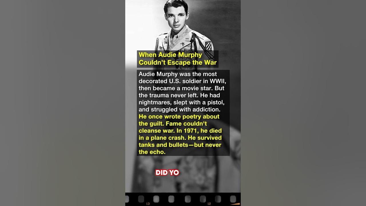 When Audie Murphy Couldn’t Escape the War - YouTube