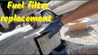20172021 Ford F250 6.7L diesel fuel filter replacement and water separator filter replacement