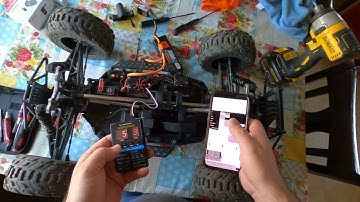 HobbyWing Crawler Program Card on Spektrum 1/8 scale ESC - Fireteam 6S