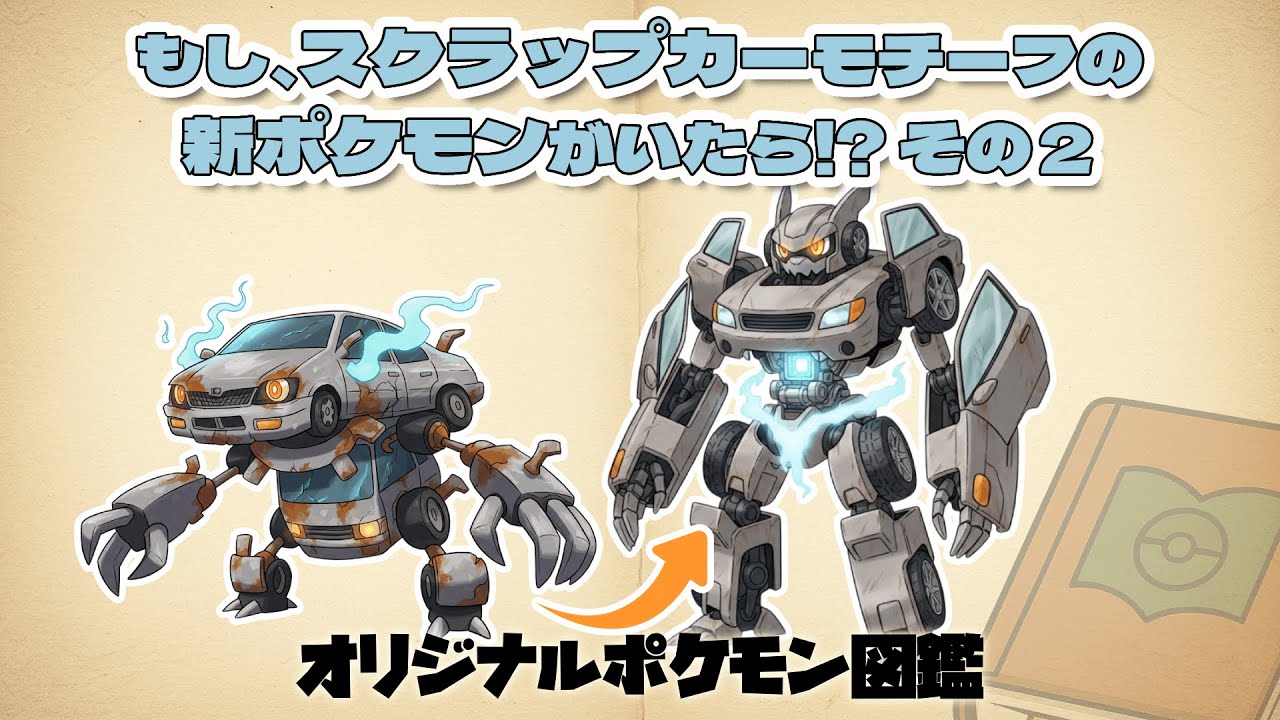 図鑑解説・オリジナルポケモン】メガジャンクロンY紹介【ファンアート