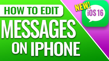 How To Edit a Text Message on iPhone - New iOS 16 Update