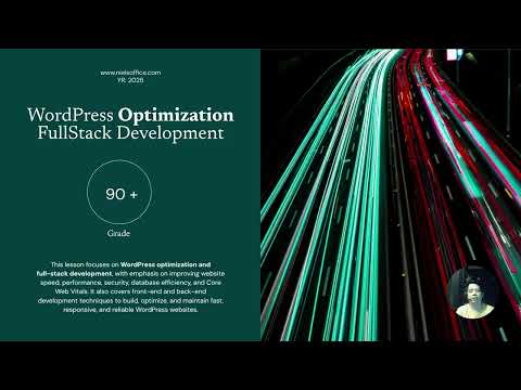 01 WordPress Optimization FullStack Development