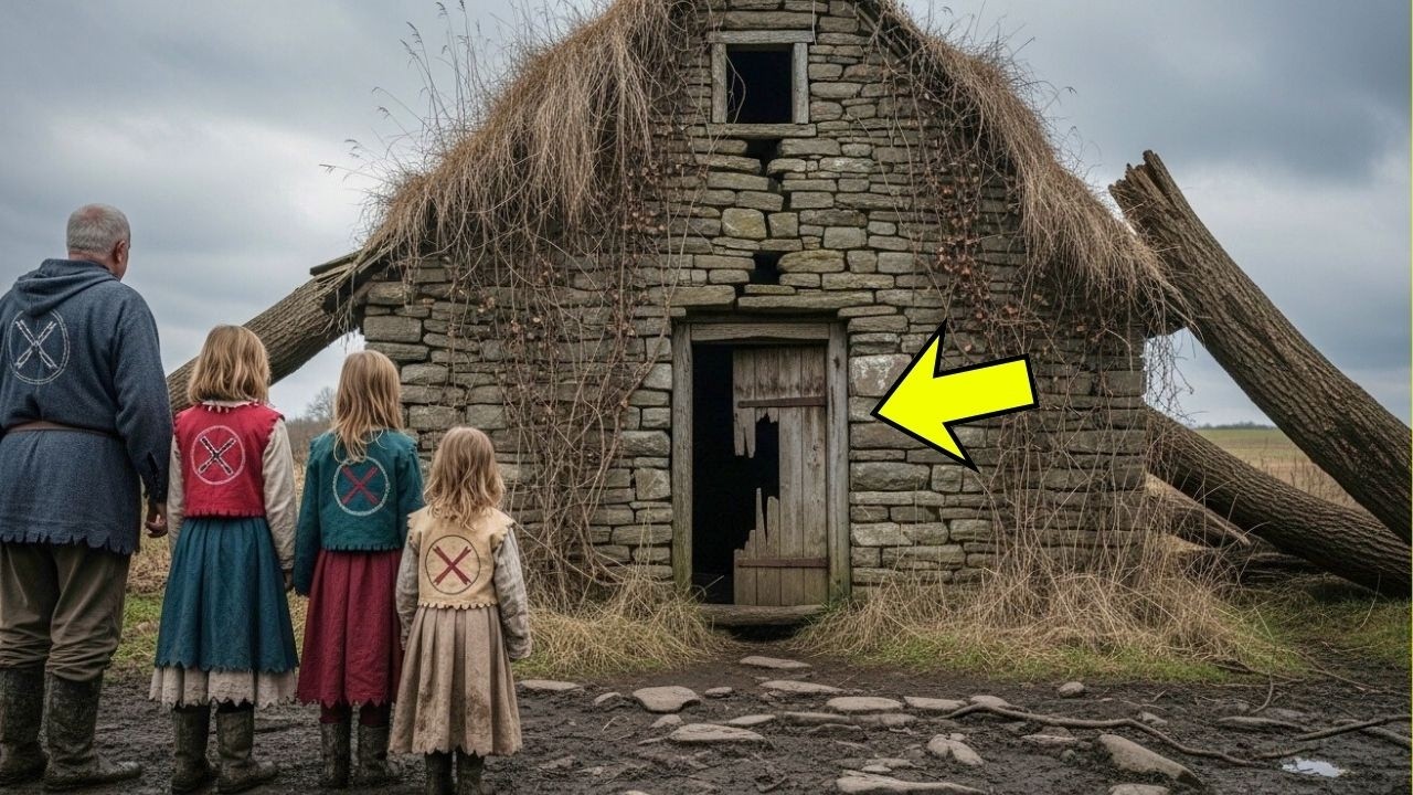 ABUELA VIUDA y NIETAS enfrentan HAMBRE, encuentran CABAÑA DE PIEDRA MEDIEVAL y…