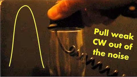 Glass CW audio filter