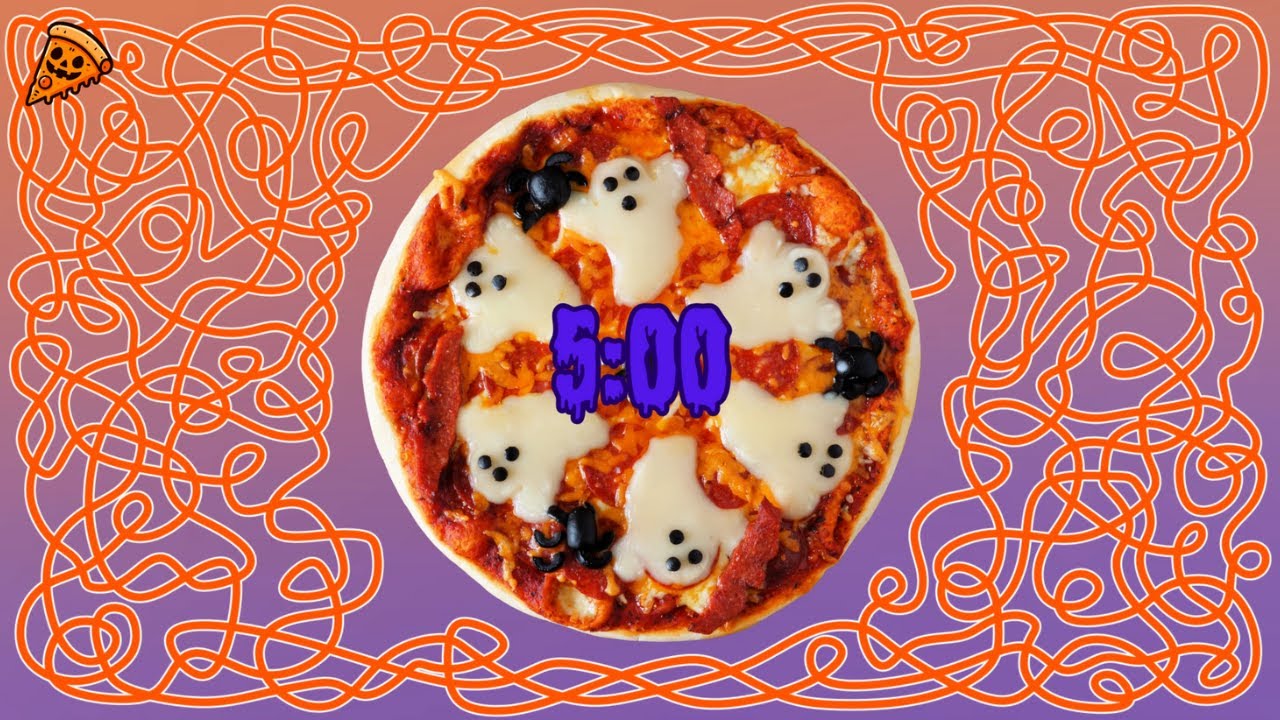 5 Minute Timer Bomb HALLOWEEN PIZZA