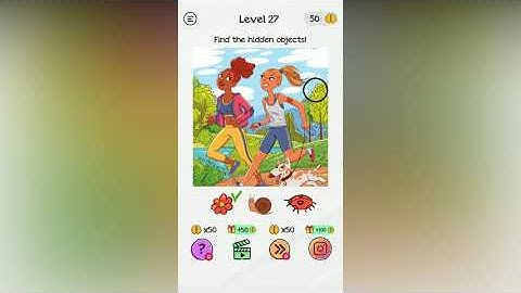 Braindom Level 27 Find the hidden objects!