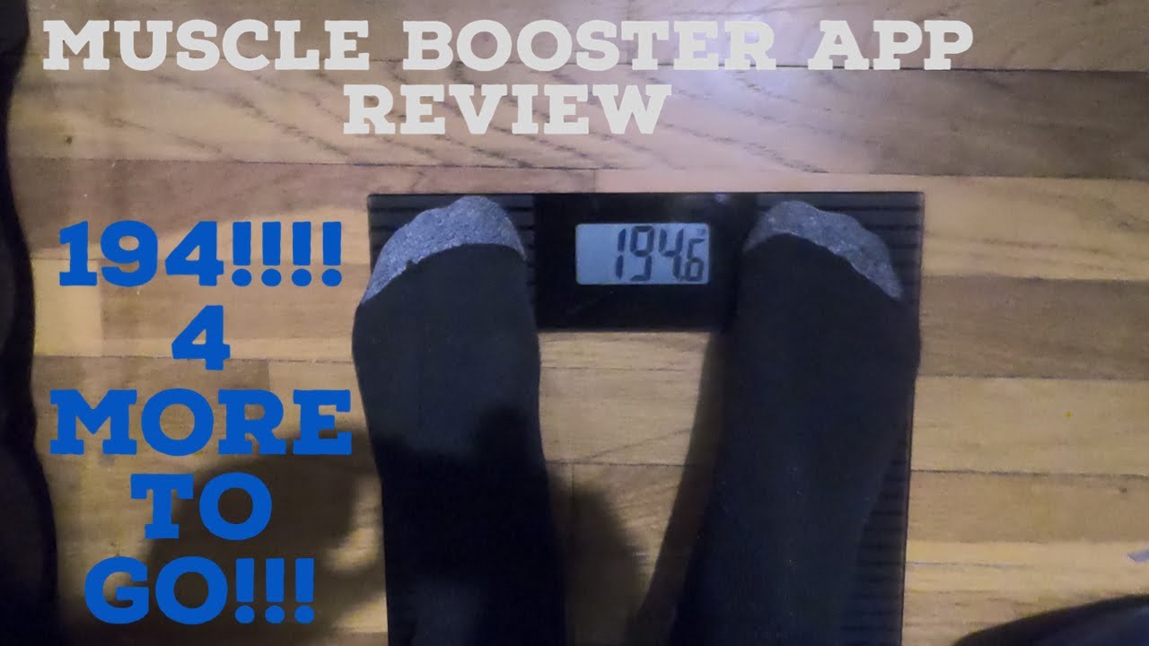 Muscle Booster App Review Week 10 YouTube