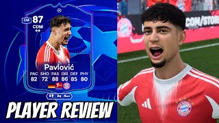 Potential Upgrades 87 Ucl Primetime Pavlovic Player Review Ea Fc 26