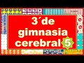 3´de gimnasia cerebral #5, ejercicios para estimulación cognitiva