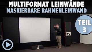 Multiformat Leinwände Teil 3 - Maskierbare Rahmenleinwand