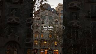 #barcelona #casabatlló #gaudi #spain #ispanya #travelvlog #gezivlog
