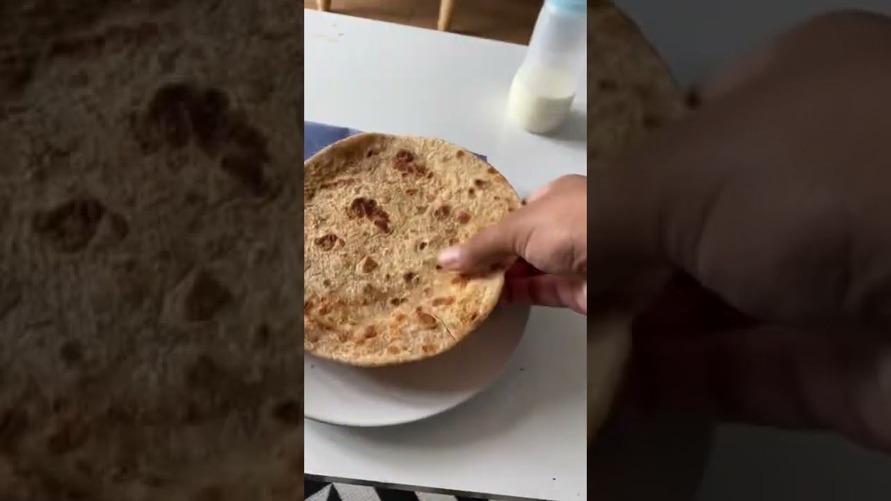 Rock solid roti/chapati. Hard to break￼