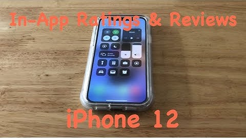 How To Enable In-App Ratings & Reviews iPhone 12