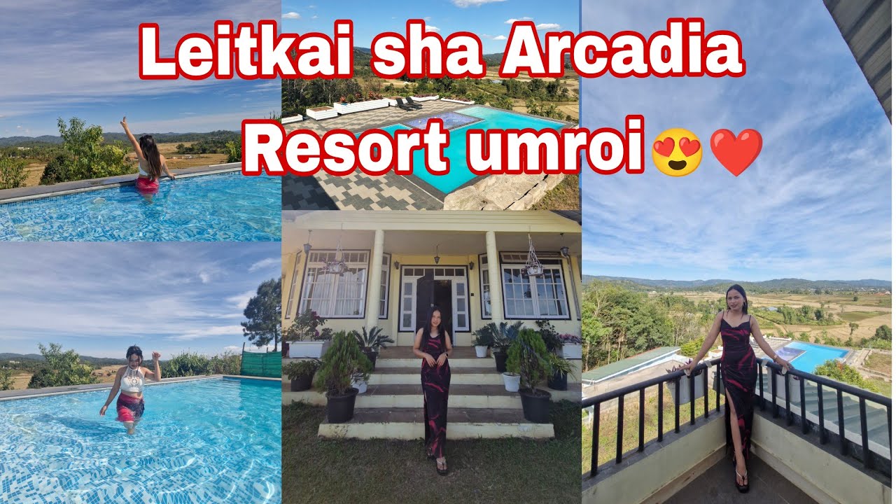 Leit sahkai bad paralok sha Arcadia Resort umroi😍✨||weekend vlog❤️#weekendvlog #resort #meghalaya
