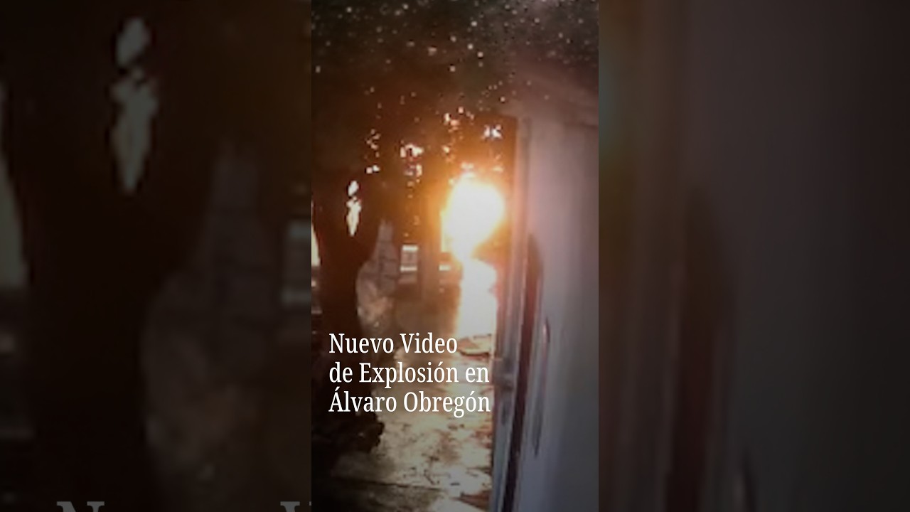 Así Fue la Explosión por Acumulación de Gas en la Alcaldía Álvaro Obregón