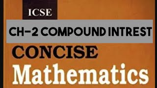 Simple intrest and Compound intrest |L1 introduction icse board