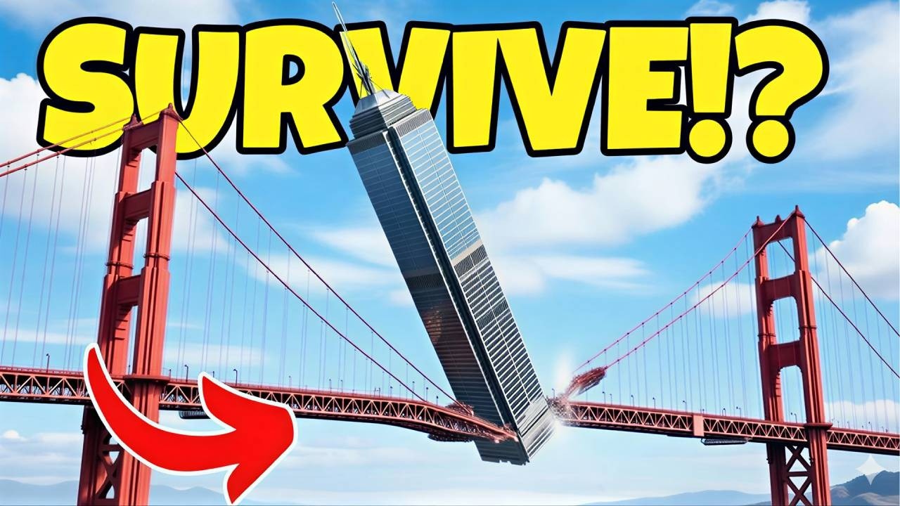 Massive Skyscraper COLLAPSE Destroys Golden Gate BRIDGE! | Teardown