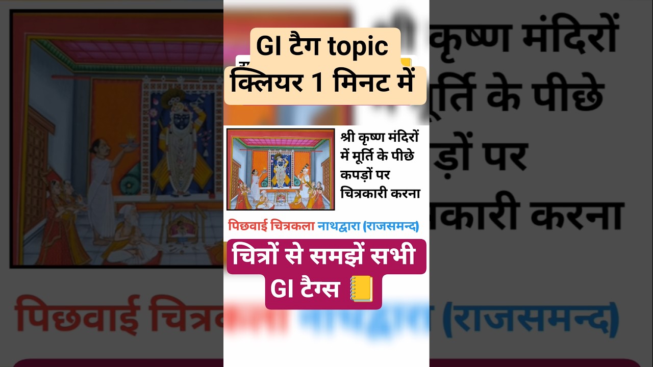 Rajsthan ke GI tags with pictures 📗