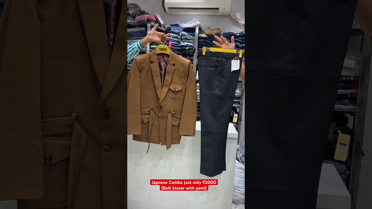 Japnese belt blazer with pent combo just only ₹2000 / khatola 2 / Mashoom Sharma / Nanak sons Palwal