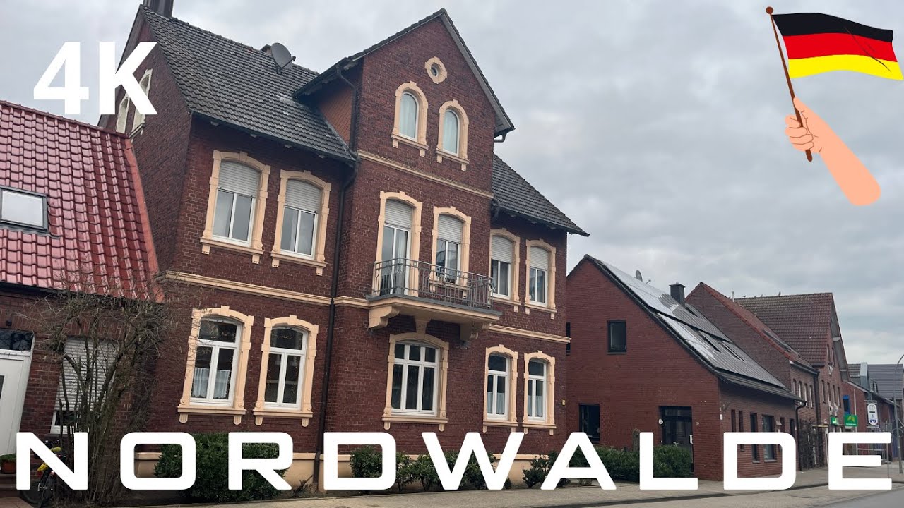 🇩🇪 Nordwalde 4K Walking / The Germany / A Charming Town Near Münster