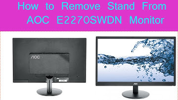 How to remove stand from AOC monitor (E2270SWDN).#aoc #fixed #monitor #based #lcd