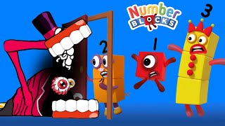 The Amazing Digital Circus Animation, Giant Monster Numberblocks Vs Impostors by Algodoo